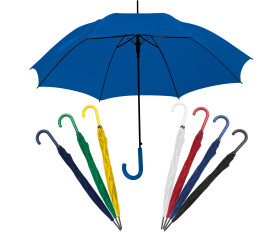 Automatic umbrella, plastic handle