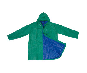 Imperméable bicolore en PVC